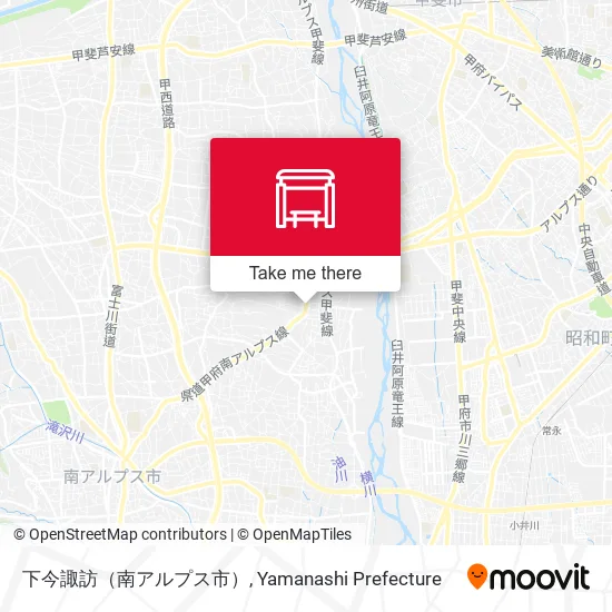 下今諏訪（南アルプス市） map