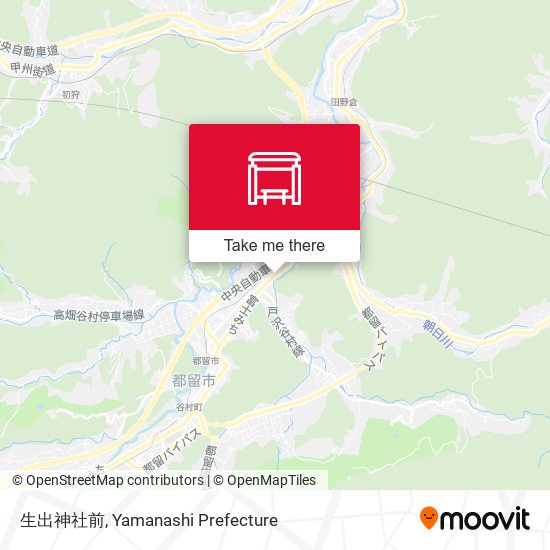 生出神社前 map
