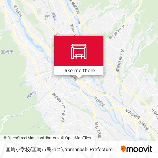 韮崎小学校(韮崎市民バス) map