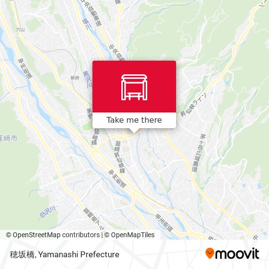 穂坂橋 map