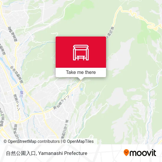 自然公園入口 map