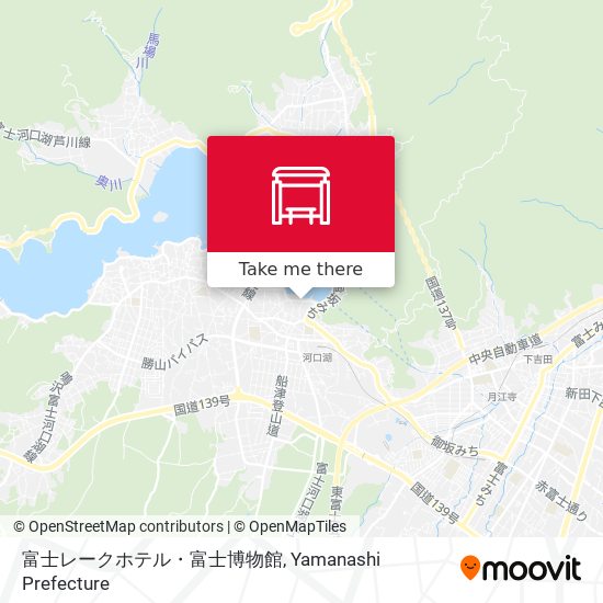 富士レークホテル・富士博物館 map