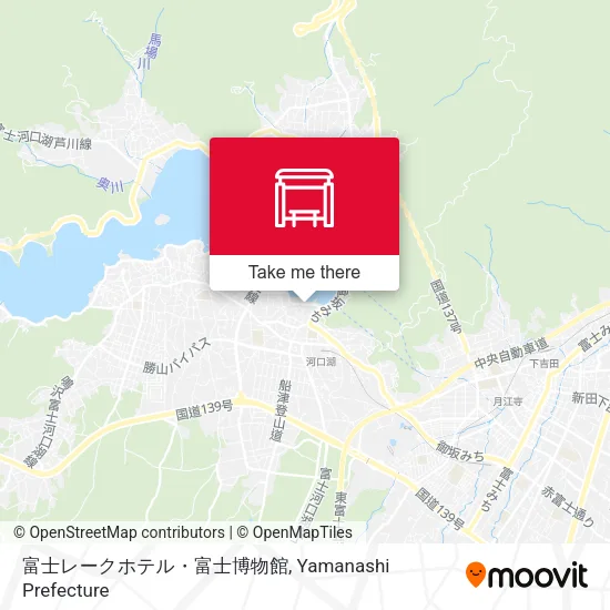 富士レークホテル・富士博物館 map