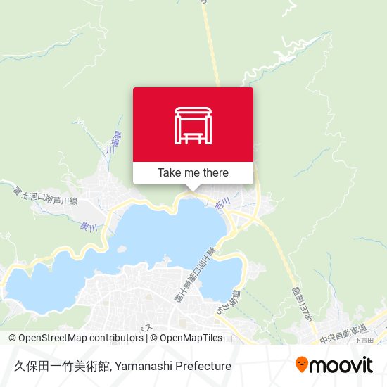 久保田一竹美術館 map