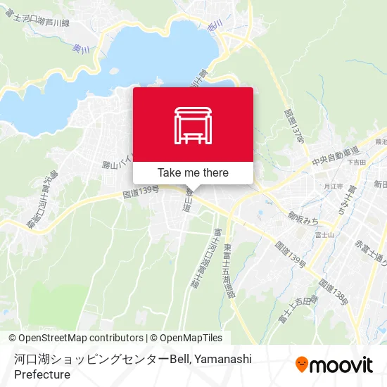 河口湖ショッピングセンターBell map