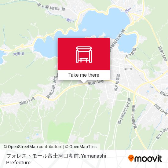 フォレストモール富士河口湖前 map
