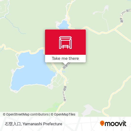 石塁入口 map