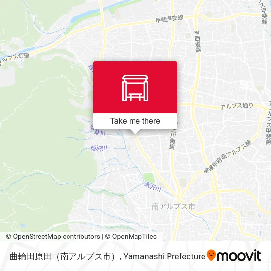 曲輪田原田（南アルプス市） map
