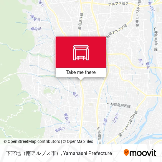 下宮地（南アルプス市） map