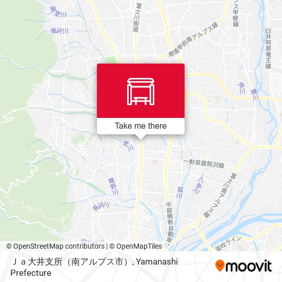 Ｊａ大井支所（南アルプス市） map