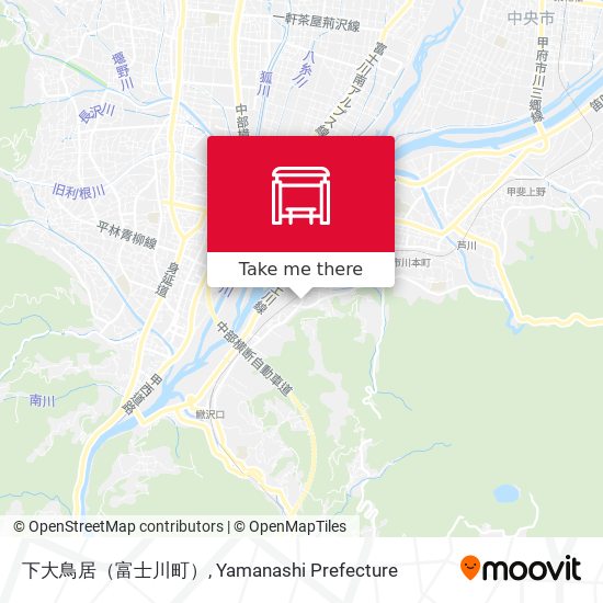 下大鳥居（富士川町） map