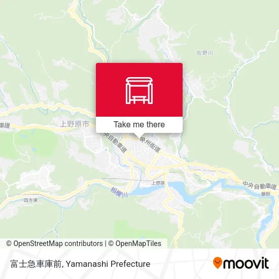 富士急車庫前 map