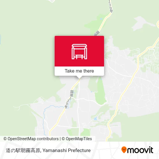 道の駅朝霧高原 map