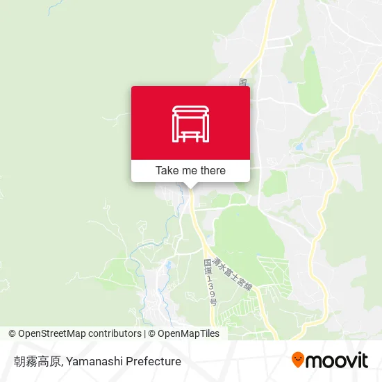 朝霧高原 map