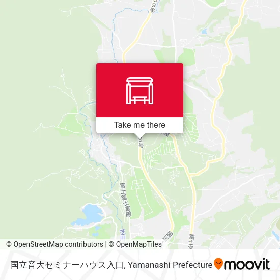 国立音大セミナーハウス入口 map