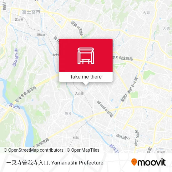 一乗寺曽我寺入口 map