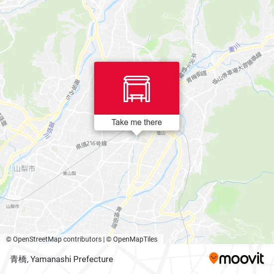 青橋 map