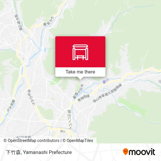 下竹森 map