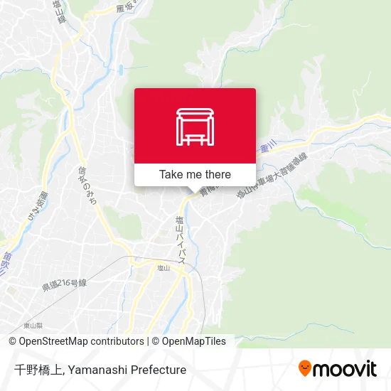 千野橋上 map