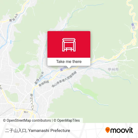 Futago-yama Entrance map