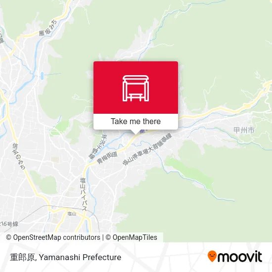 重郎原 map