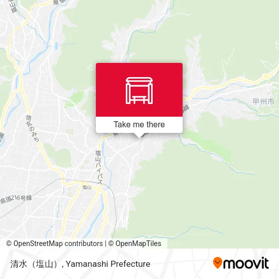 清水（塩山） map