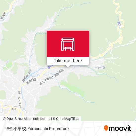神金小学校 map