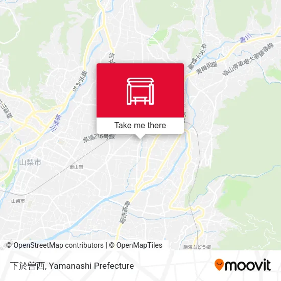 下於曽西 map