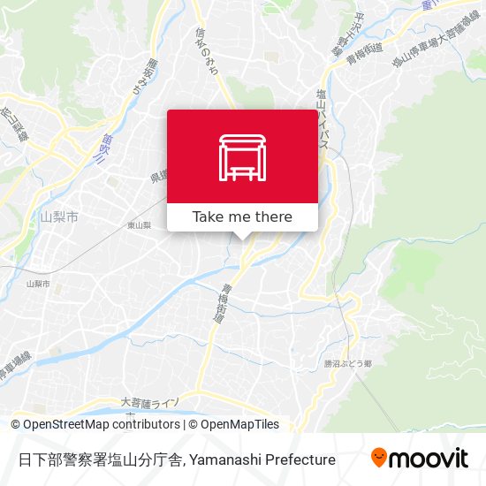 日下部警察署塩山分庁舎 map