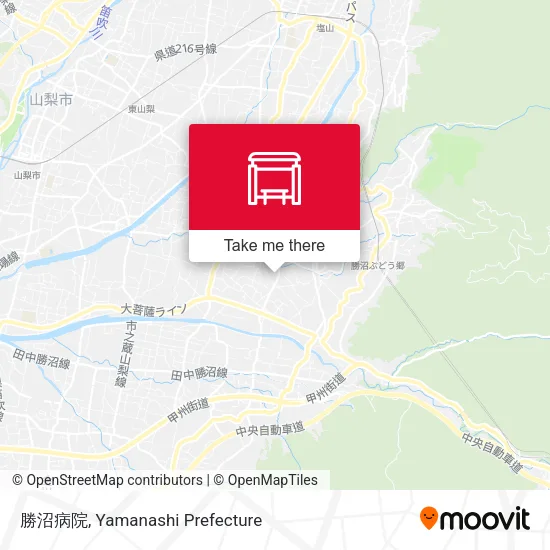 勝沼病院 map