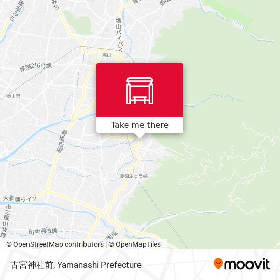 古宮神社前 map