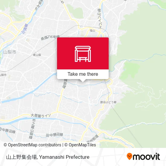 山上野集会場 map