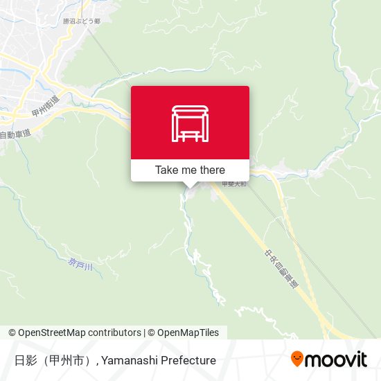 日影（甲州市） map