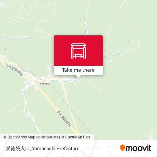 景徳院入口 map