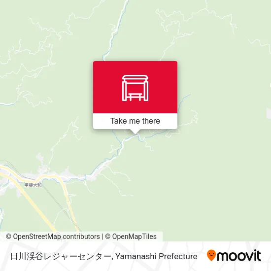 日川渓谷レジャーセンター map