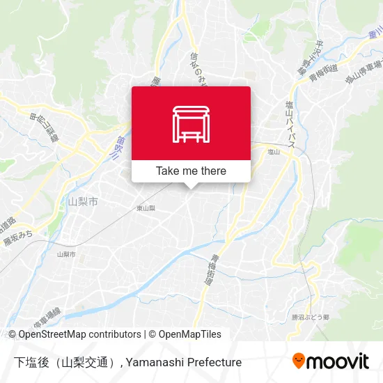 下塩後（山梨交通） map