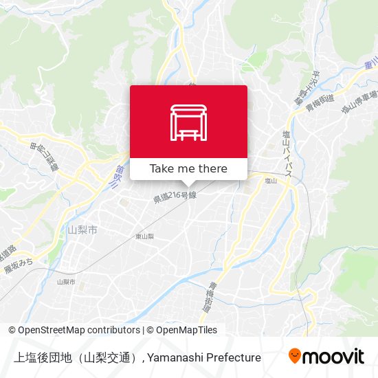 上塩後団地（山梨交通） map