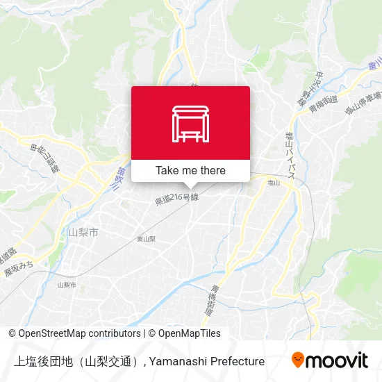 上塩後団地（山梨交通） map