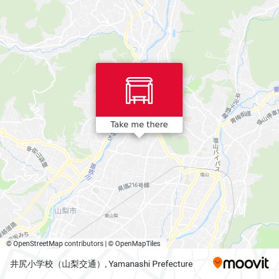井尻小学校（山梨交通） map