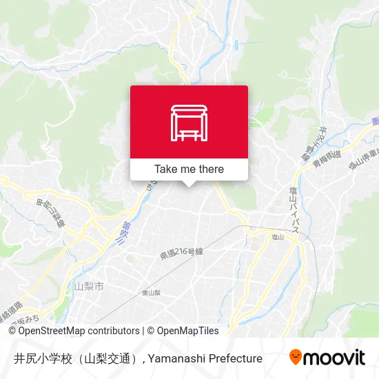 Ijiri Elementary School (Yamanashi Transport) map