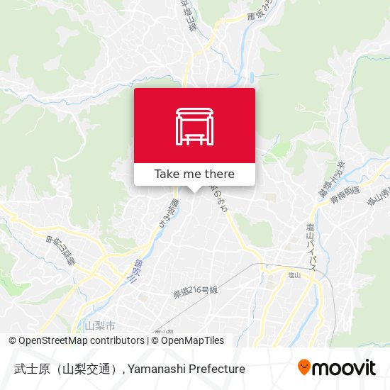 武士原（山梨交通） map