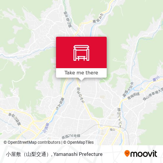 小屋敷（山梨交通） map