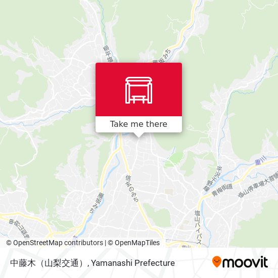 中藤木（山梨交通） map