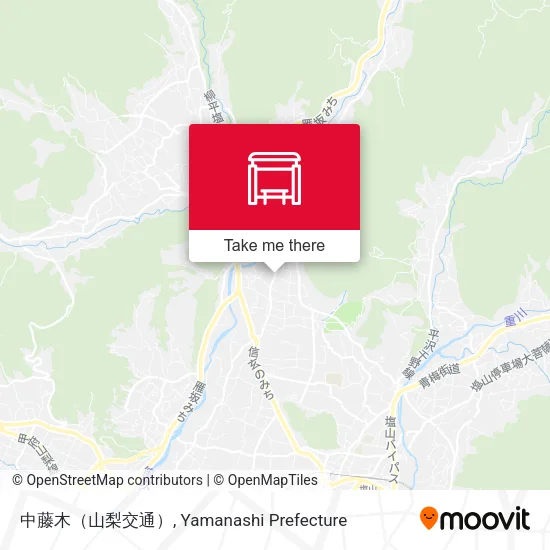 中藤木（山梨交通） map