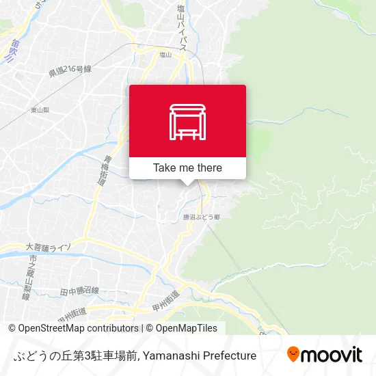 ぶどうの丘第3駐車場前 map