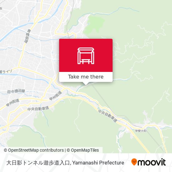 大日影トンネル遊歩道入口 map