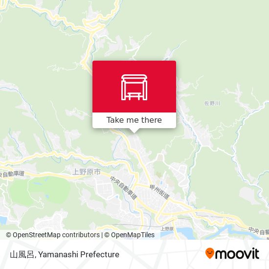 山風呂 map