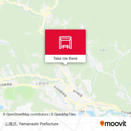 山風呂 map
