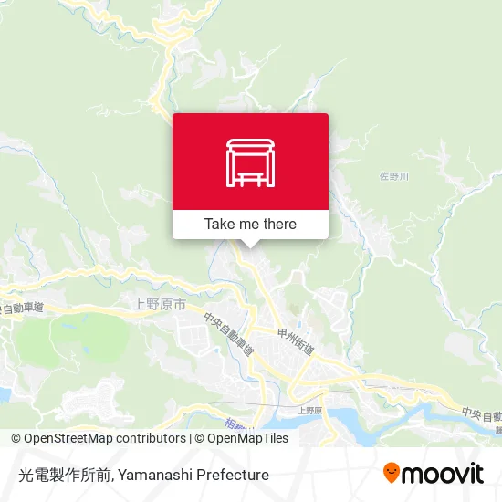 光電製作所前 map