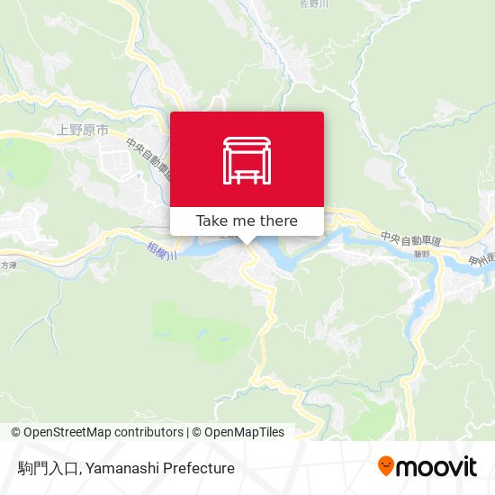 駒門入口 map